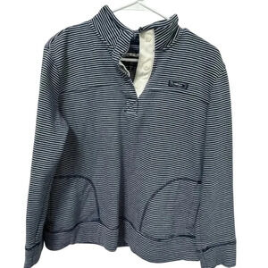 Kansas Pullover, State of Mind, Navy and White, Size Small, Soft Top, EUC